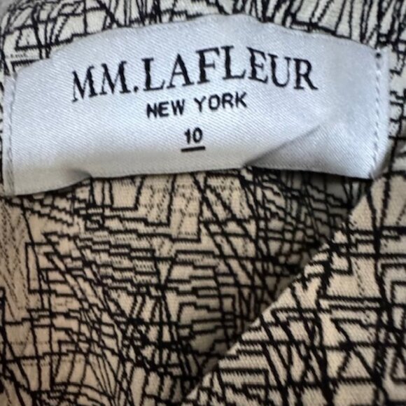 M.M. Lafleur The Giovanna Textured Ponte Dress Preppy Officecore - Picture 9 of 10